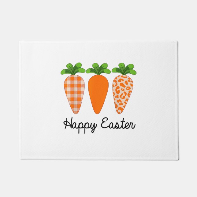Tapete Camisa Happy Easter Cenoura Cute Easter (Frente)