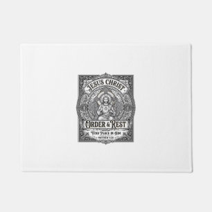 Tapete Camisa Jesus Desembaralha Limpa Casa Gráfico Crist