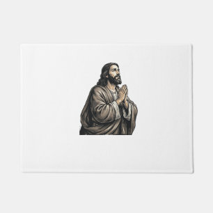 Tapete Camisa Religiosa Homem Orando Gravura Vintage Desi