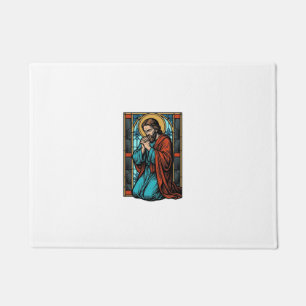 Tapete Camisa Vetorial Figura Religiosa Orando Vintage De