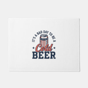 Tapete Camisa Vetorial Vintage de Cerveja Fria Patriótica