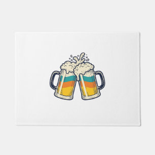 Tapete Camisa Vetorial Vintage Rainbow Beer Mug Cheers_1