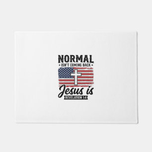 Tapete Camiseta Apocalipse Jesus Normal Não Está Voltando