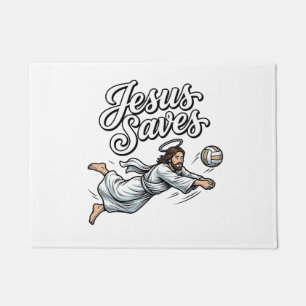 Tapete Camiseta Cristã Vintage Jesus Salva Volei