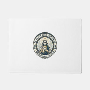 Tapete Camiseta de Afirmações de Saúde Mental de Jesus In