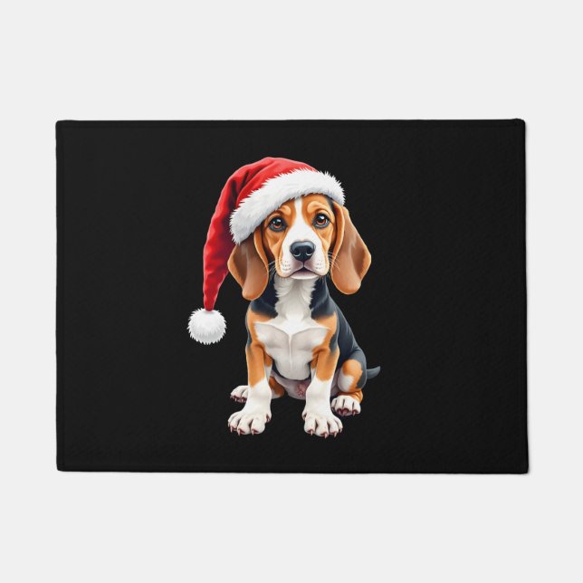 Tapete Camiseta de Beagle Christmas Dog Long Sleeve T Shi (Frente)