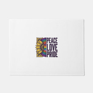 Tapete Camiseta Vetorial Flor Vintage Orgulho Amor Paz_1