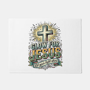 Tapete Camiseta Vintage Cruz Cristã Brilhe Para Jesus