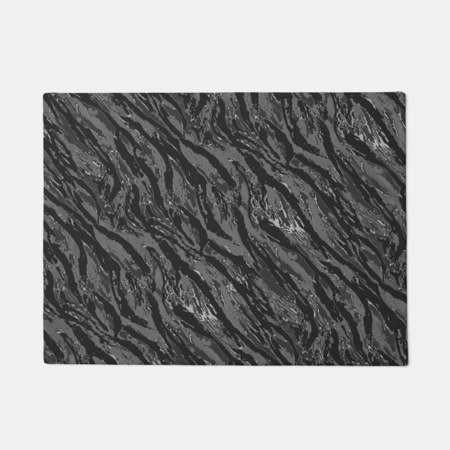 Tapete Camo de cinza Striped (Frente)