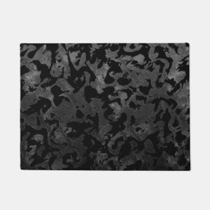 Tapete Camo moderno - Cinzas pretas e escuras - camuflage