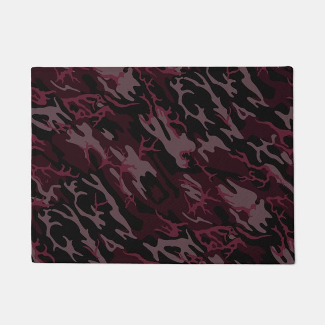 Tapete Camo Vermelho Escuro (Frente)