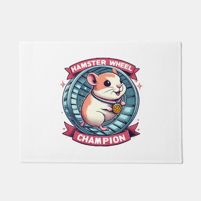 Tapete Campeão da Roda de Hamster (Frente)
