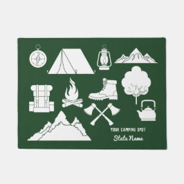 Tapete Campos de Colagem de Campos de Cabina de Férias Pe