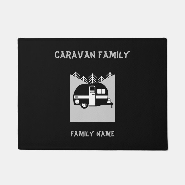 Tapete Campos Felizes Caravançam Caravanas Engraçadas Doi (Frente)