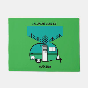 Tapete Campos Felizes Caravançam Caravanas Engraçadas Doi