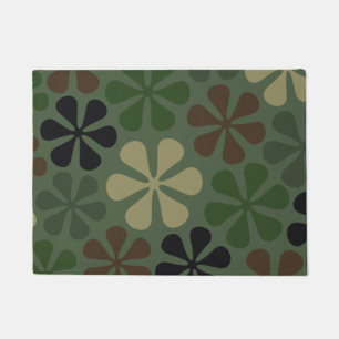 Tapete Camuflagem abstrata das flores