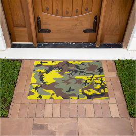 Tapete Camuflagem Amarela e Marrom, Militar, Exército