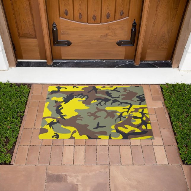 Tapete Camuflagem Amarela e Marrom, Militar, Exército (Ar livre)