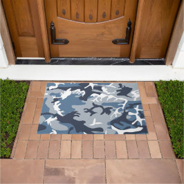 Tapete Camuflagem Azul da Neve de inverno, Militar, Exérc