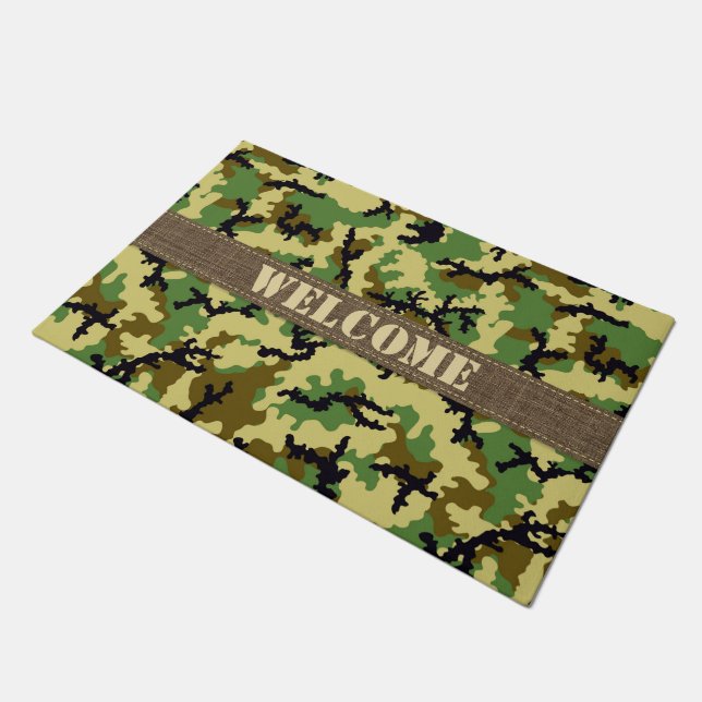 Tapete Camuflagem florestal (Inclinado)