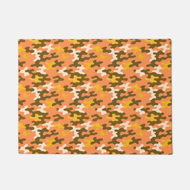 Tapete Camuflagem Laranja (Frente)