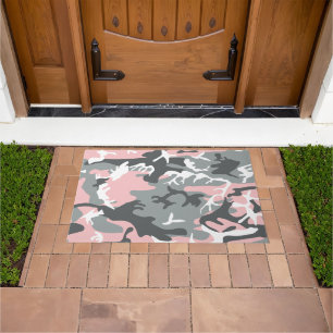 Tapete Camuflagem Rosa e Cinza, Militar, Exército