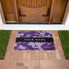 Tapete Camuflagem Roxa Seu Nome Personalize
