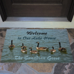 Tapete Canadian Geese Lake House Bem-Vindo