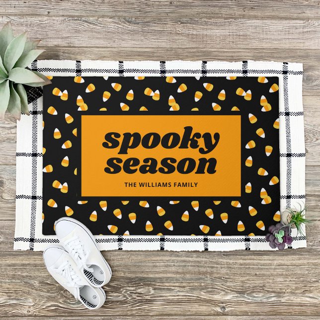 Tapete Candy Corn Spooky Season Halloween (Criador carregado)