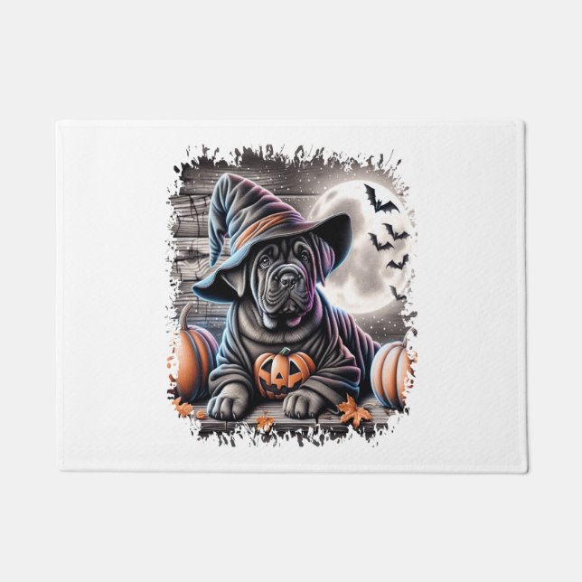 Tapete Cane Corso Dog Halloween (Frente)