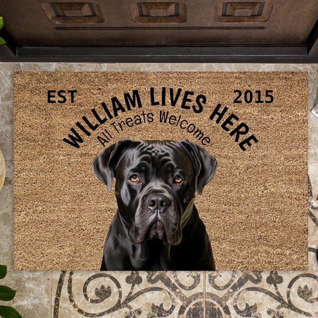 Tapete Cane Corso Personalizado Pet (Criador carregado)