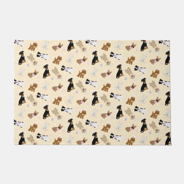 Tapete Caninos felzs pascoa (Frente)