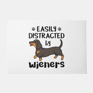 Tapete Cão Dachshund facilmente distraído por saltadores
