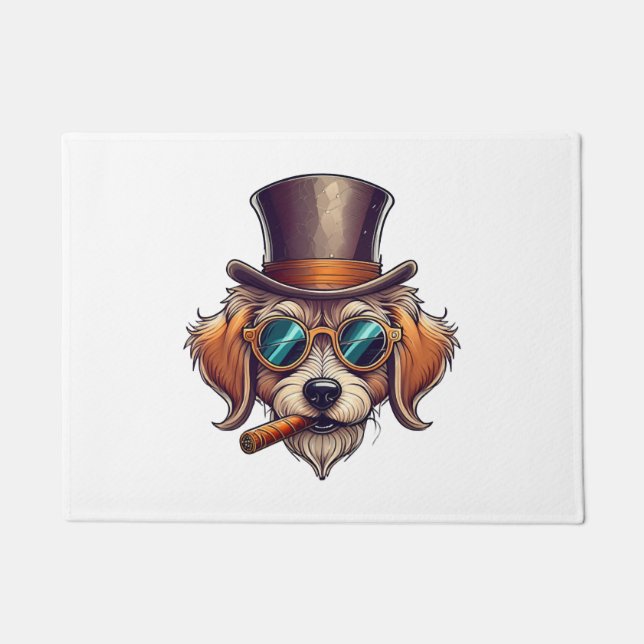Tapete Cão de Charuto (Frente)