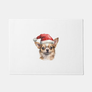 Tapete Cão de Natal Chihuahua
