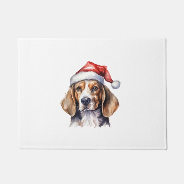 Tapete Cão de Natal da Beagle (Frente)