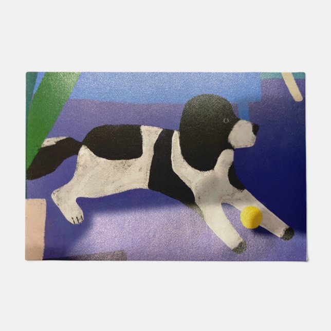 Tapete Cão e Ball Mat (Frente)