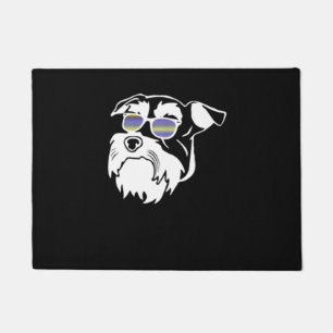 Tapete Cão Engraçado Schnauzer