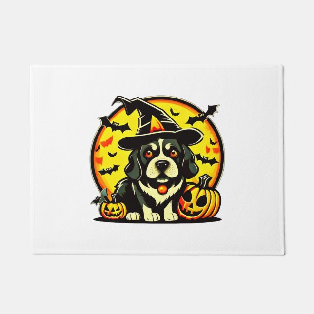 Tapete cão Halloween Lowchen (Frente)