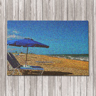 Tapete Capa de Guarda-chuvas de praia Pointilismo