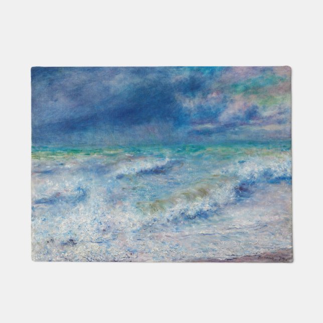 Tapete Capa de Mar Azul por Impressionista Renoir (Frente)