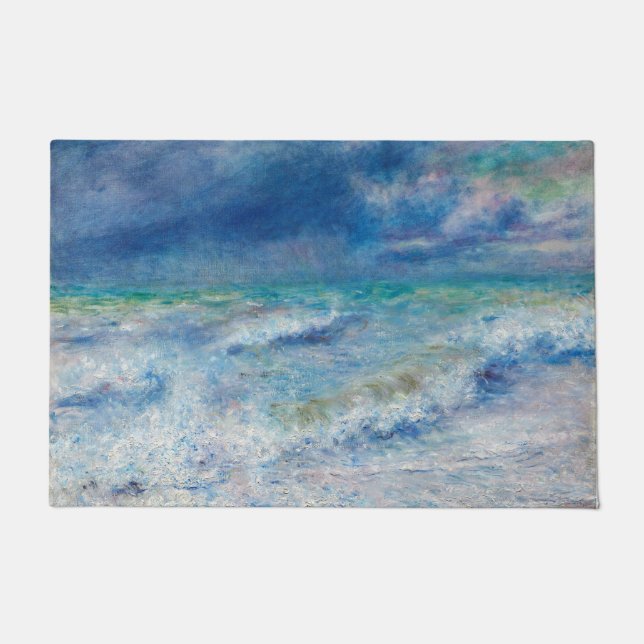 Tapete Capa de Mar Azul por Impressionista Renoir (Frente)