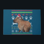Tapete Capybara Santa-Claus Ugly Christmas Sweater Holida<br><div class="desc">Capybara Santa-Claus Ugly Christmas Sweater Holiday</div>