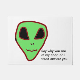 Tapete Cara assustadora não vai responder Doormat