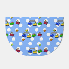 Tapete Caracóis KiniArt e Cães de Puppia