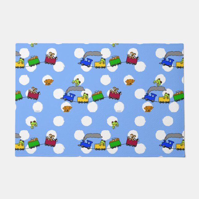 Tapete Caracóis KiniArt e Cães de Puppia (Frente)