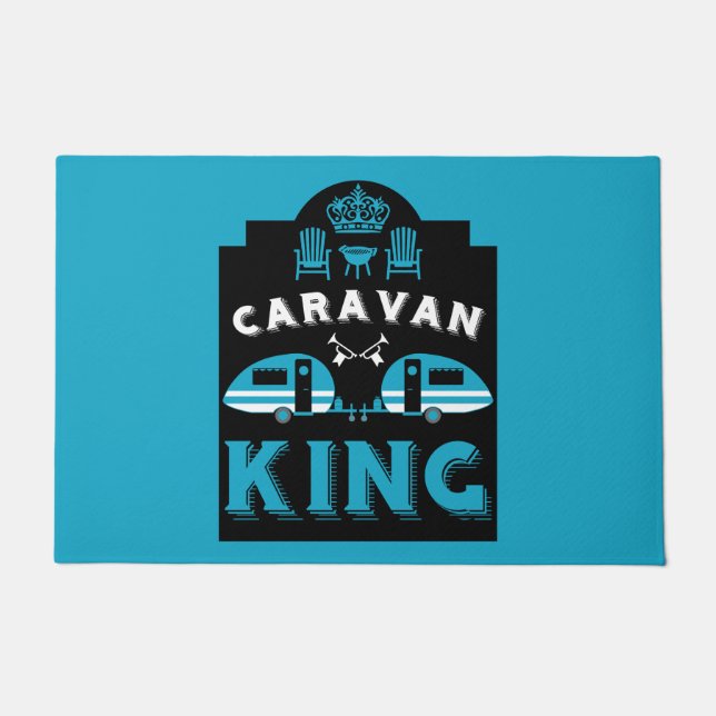 Tapete Caravan King Presente Para Campers (Frente)