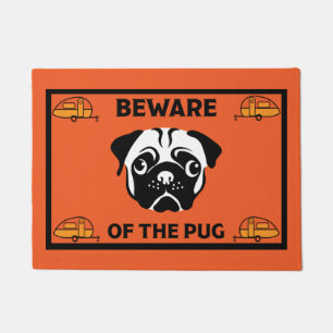 Tapete Caravan Pug Dog Door Mat