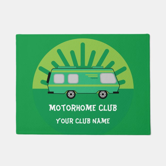 Tapete Caravana E Motorhome Clusters Café Mug Chaveiro Do (Frente)