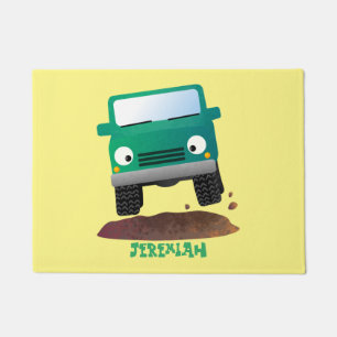 Tapete Caricatura de veículos todo-o-terreno 4X4